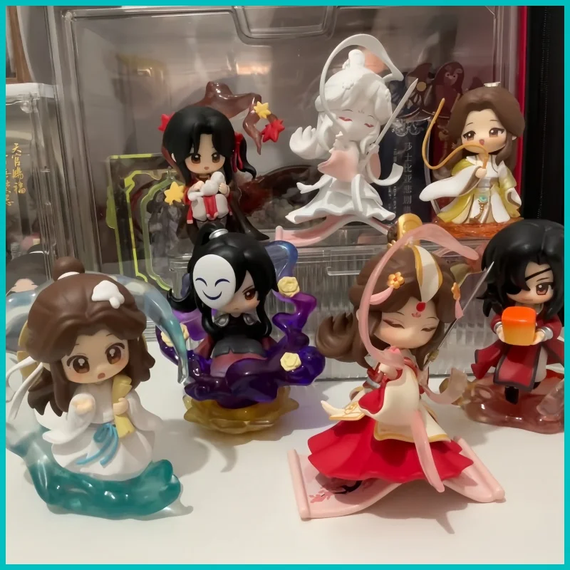 

Heaven Official'S Blessing The Splendor Of Painting Series Blind Box Tian Guan Ci Fu Mystery Box Xielian & Huacheng Модель игрушки