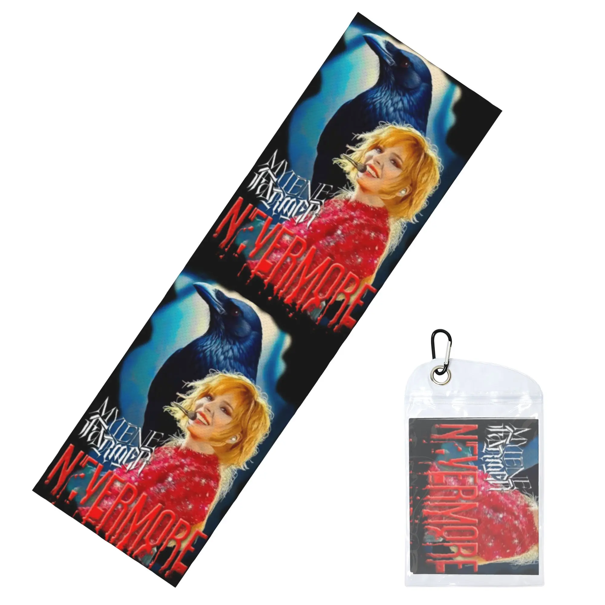 Mylene Farmer French Singer Actor Cold Exercise Towel Quick Dry Face Towel  Bath Towels