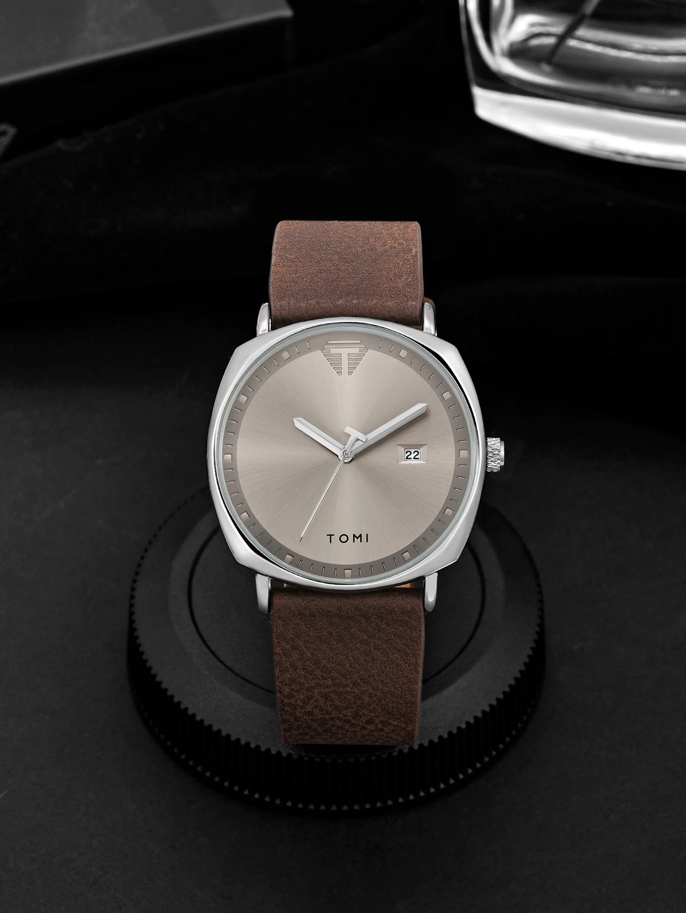 TOMI Neue 2PCS Luxury Business Männer Uhr Geschenk Box Set Einfache und Casual Männer Kalender Quarzuhr Stift Reloj männer Urlaub Geschenk – Detail 3
