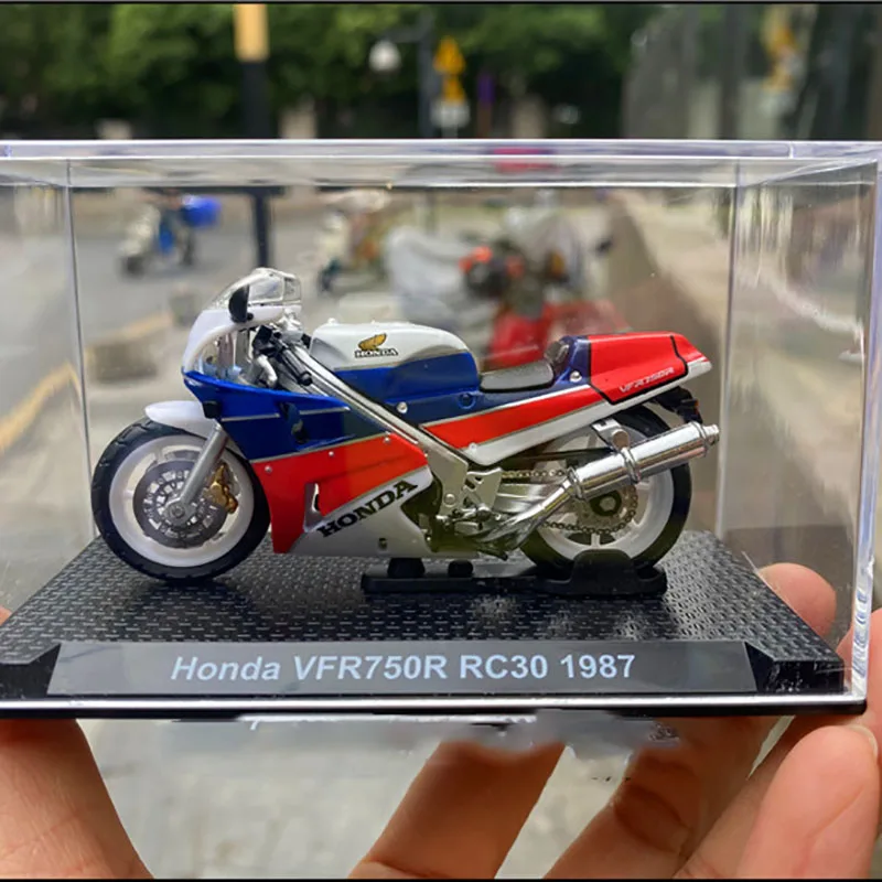 Honda Classic Motorcycle Vfr750r Rc30 1987 Die-cast 1:24 Scale Simulation Alloy Collectible Static Car Model Display Ornament