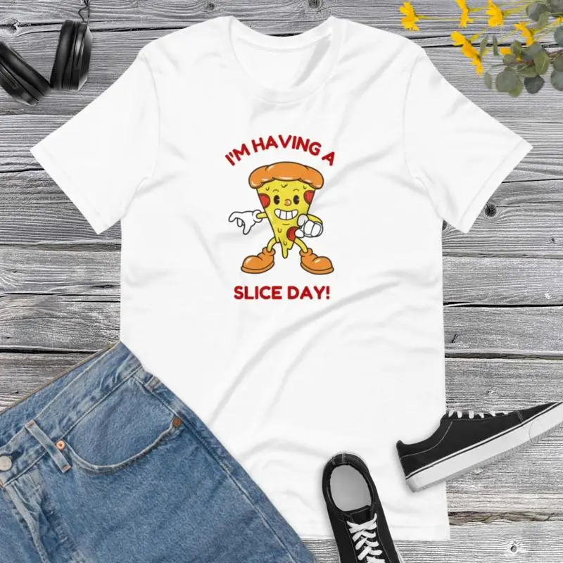 Camiseta para amantes de la Pizza, regalo de abanico en rebanadas, divertido para amantes, comida bonita