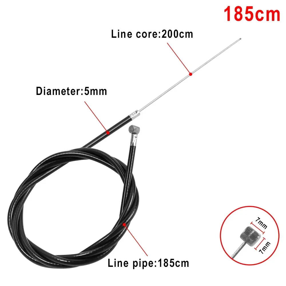 Front Rear Wheel Brake Cable for KUGOO M4 Electric Scooter M4 Pro Brake Line Wire Kickscooter Replacement Accessories