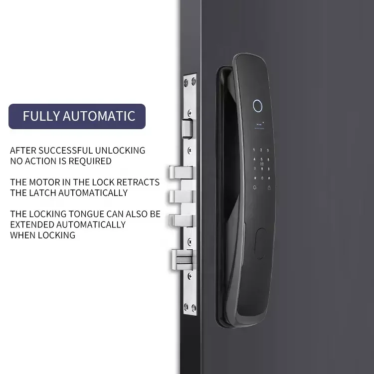 Tuya Home Smart Biometric Access Control Smart Home Wifi Automatic Door Lock cerradura inteligente