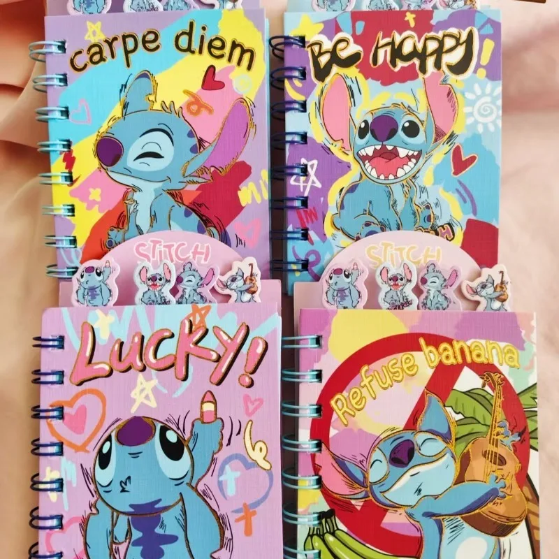 

Kawaii Sanrio Anime Notebook Color Page Coil Book Cute Cartoon Student Thickened Children A7 Children Book Gifts for Kids