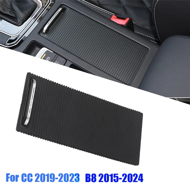 3G0 862 531A Center Console Cup Holder Slide Roller Blind for VW CC Passat B8 2015-2024 Drink Holder Curtain 3G0862531A