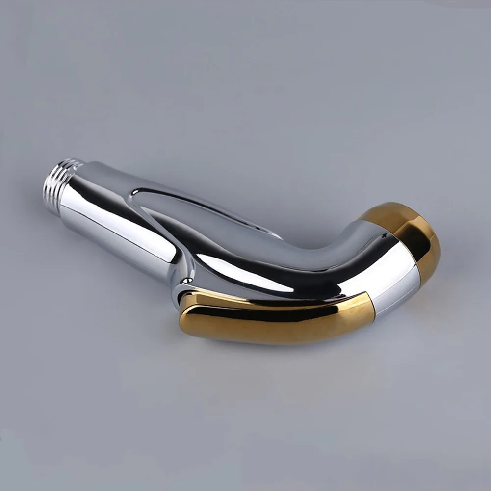 Trigger-Operated Handheld Bidet Spray Head Compatible with G1/2 Shower Hose for Toilet Sanitation and Utility Rinsing