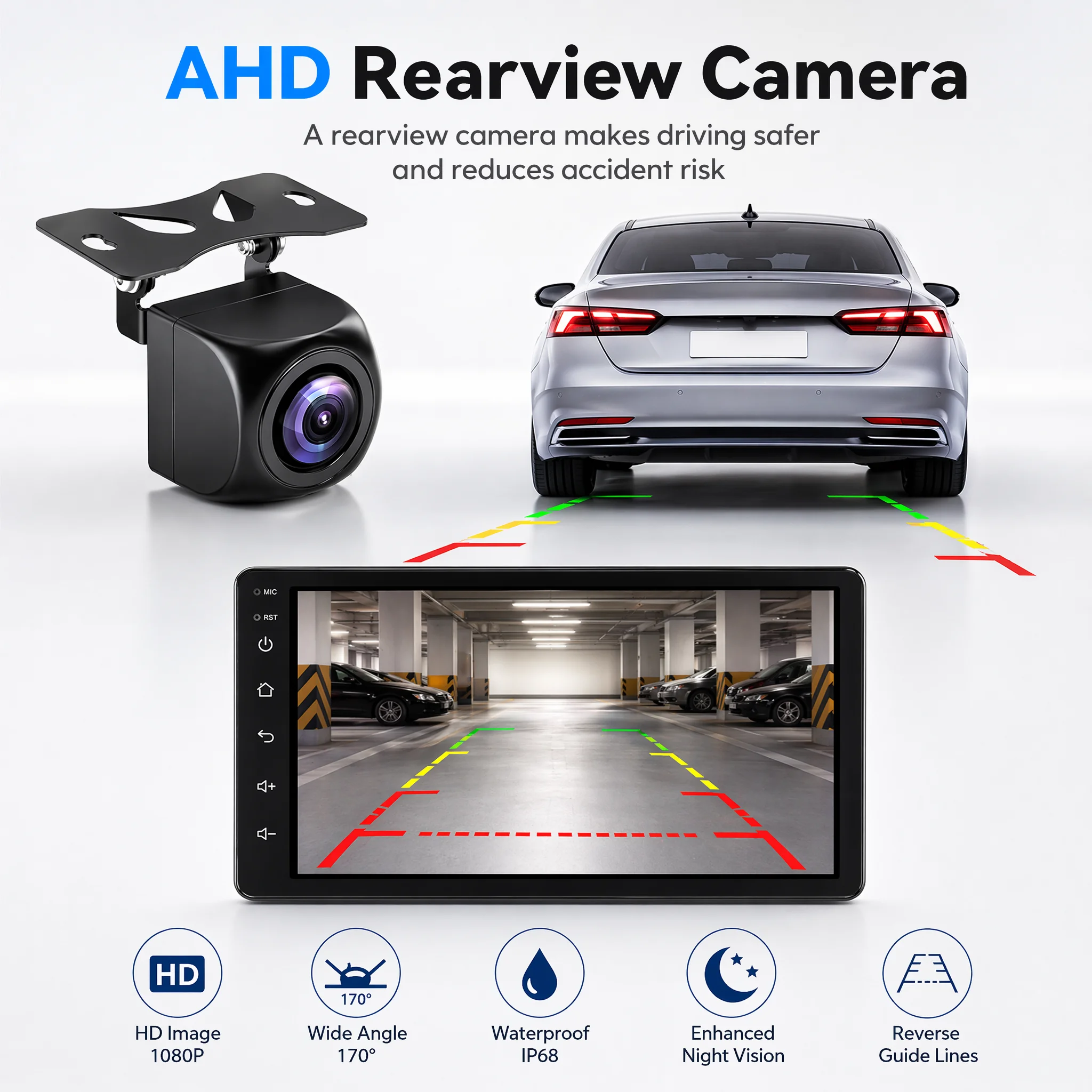 ESSGOO Android 15 Wireless Carplay Car Radio 2 Din 7\