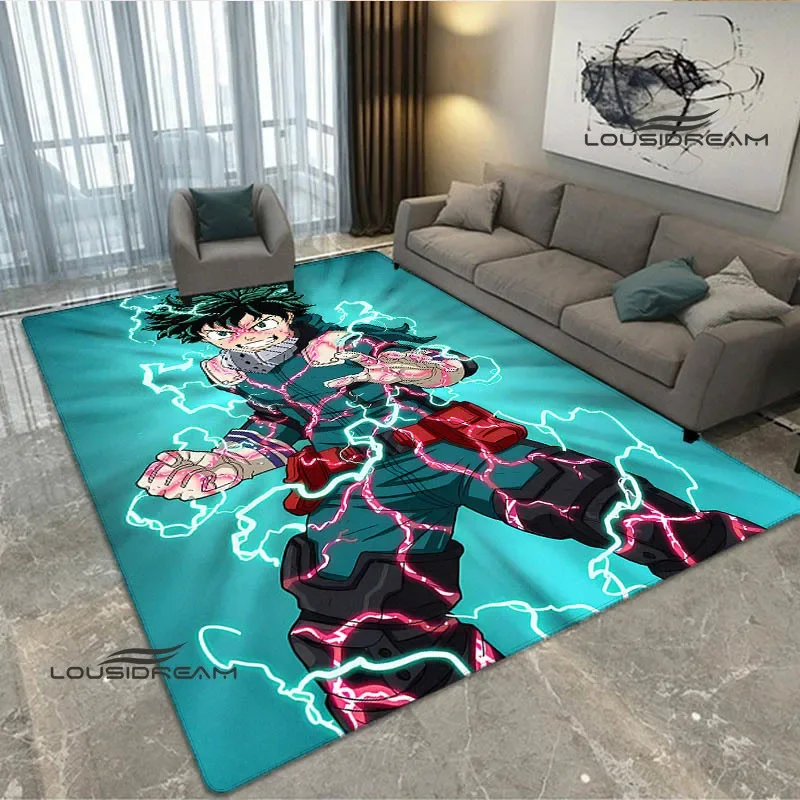 My Hero Academia Cartoon Printed carpet Non -slip carpet rugs for bedroom area rug room decor Yoga mat Door pad birthday gift