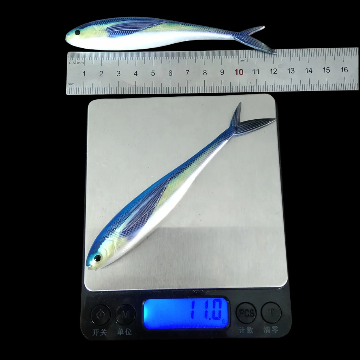 12pcs soft lure artificial bait big shads soft 12cm 11g material Soft baits for sea bass perch zander