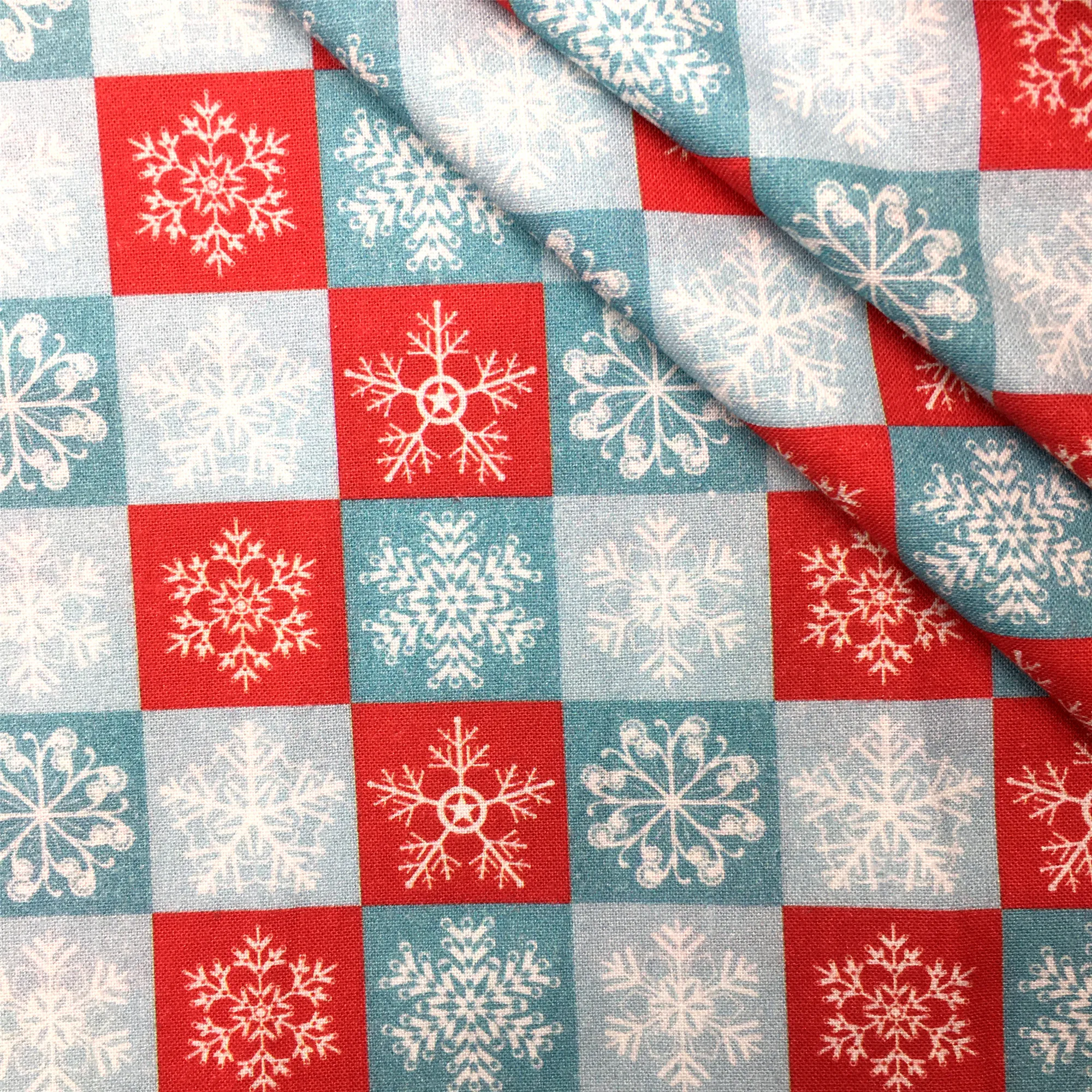 Christmas Day Plain 50*145cm 100% Cotton Fabric Sewing Quilting Fabric Needlework Material DIY Handmade Patchework