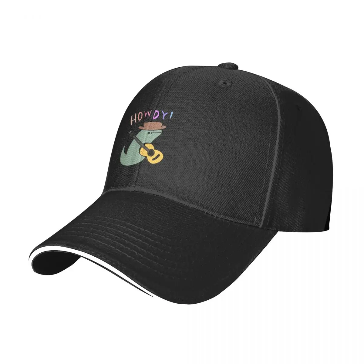 Howdy Cowboy - Tiny Snek Comics Baseball Cap Trucker Cap Icon Hood Mens Caps Women's