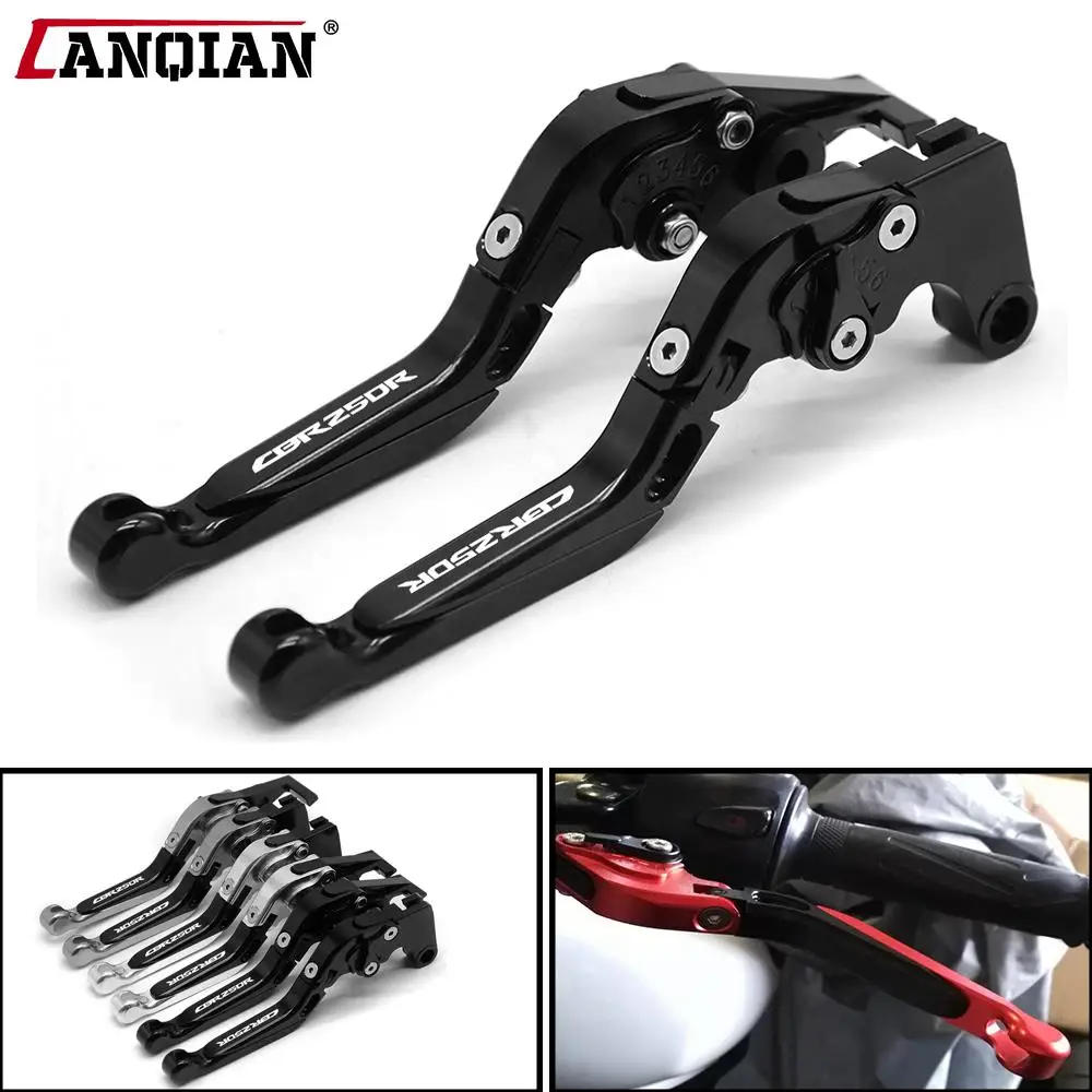 

2018 New arrivals High Quality Motorcycle Adjustable Folding Extendable Brake Clutch Lever For Honda CBR250R CBR 250R 2011-2013