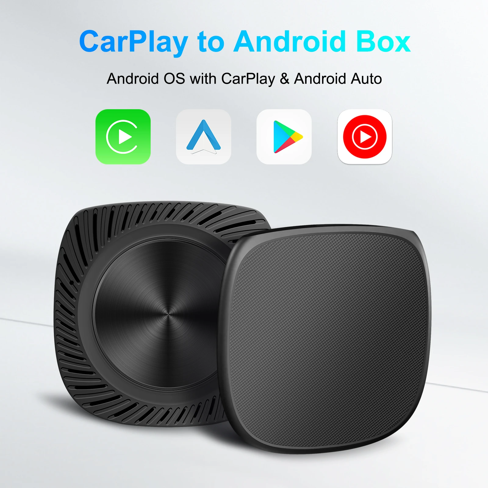 Android 13 Wireless CarPlay Ai Box QCM6115 8Cores Support Netflix&Youtube Built-in GPS 4G LTE SIM For Ford Benz VW Audi Toyota
