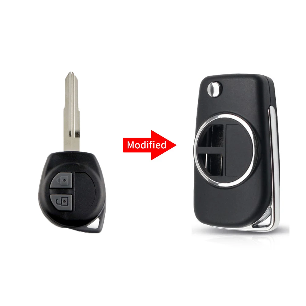 YIQIXIN Modified Flip Remote Car Key Cover Case For Suzuki Swift Grand Vitara Alto SX4 JIMNY Splash Liana HU133R/SZ11R Blade