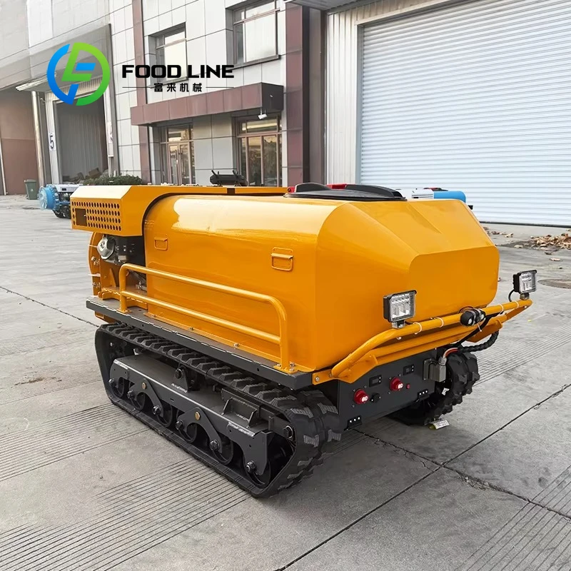 Customized Automated Unmanned Tracked Agricultural Sprayer for Pesticide Crop Pest Control