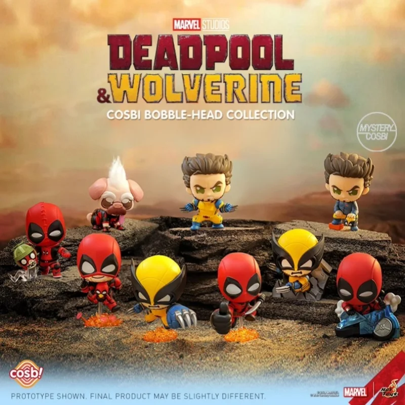 

Оригинальная слепая коробка серии Marvel Дэдпул и Росомаха, ручная работа, чтобы собрать домашние настольные украшения, декоративная игрушка, подарок на день рождения