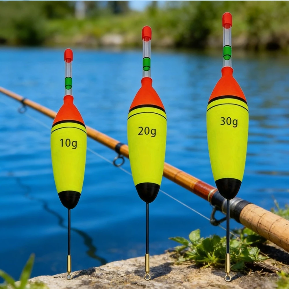 Flotadores Bobber EVA para pesca vertical con gran flotabilidad