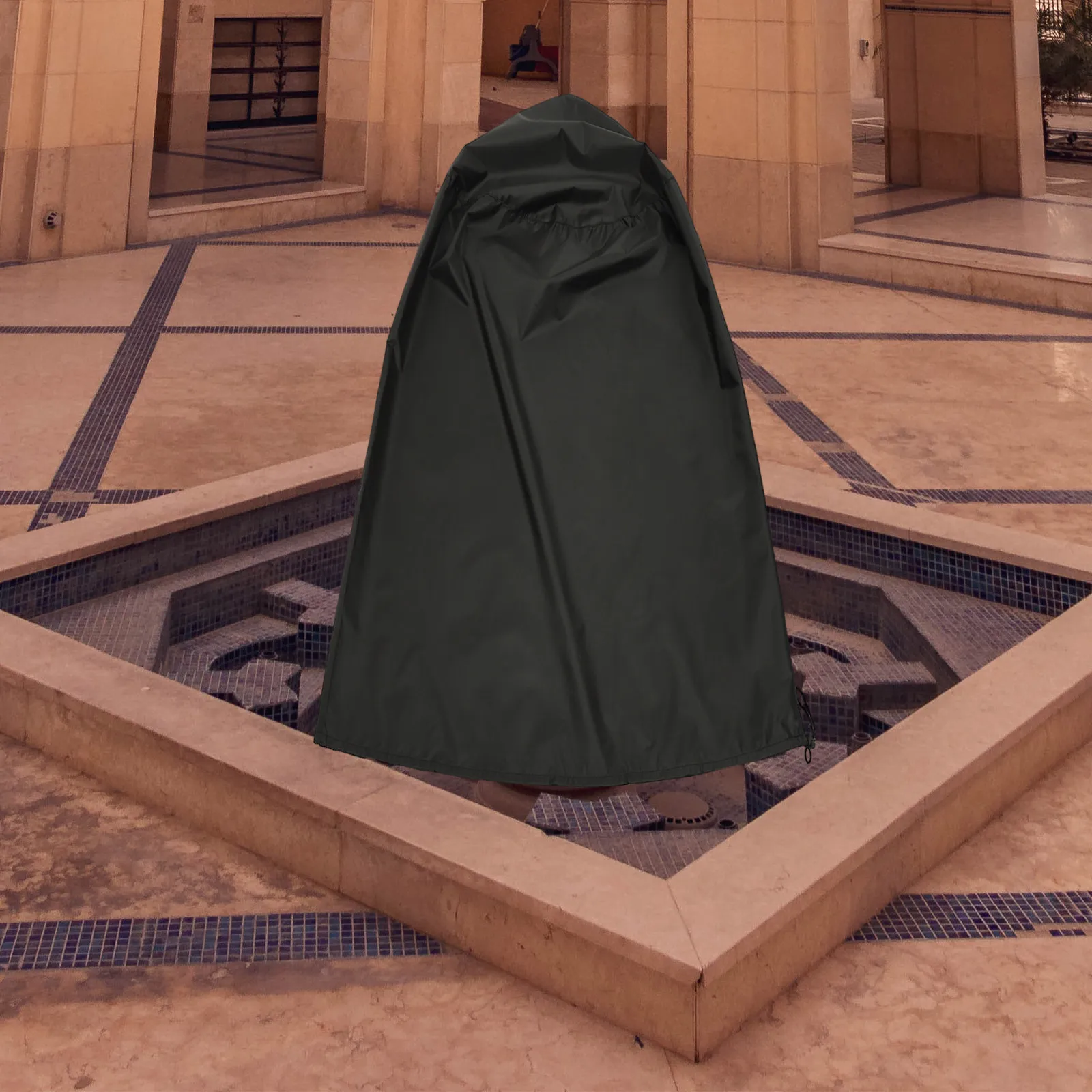 

Чехол для садового фонтана из ткани Оксфорд, водонепроницаемый, износостойкий, защитный, устойчивый к непогоде, для улицы, круглый