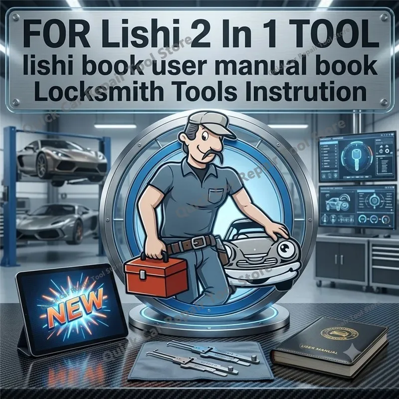 2026 hot sell newest  Car Software Lishi 2-in-1 Locksmith Tool User Manual Book Instruction Guide for  Automotive Locks And Keys