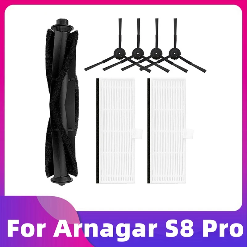 Piezas de repuesto para Robot aspirador Arnagar S8 Pro, cepillo lateral principal, filtro Hepa, bolsa de polvo, mopa, paños, trapo