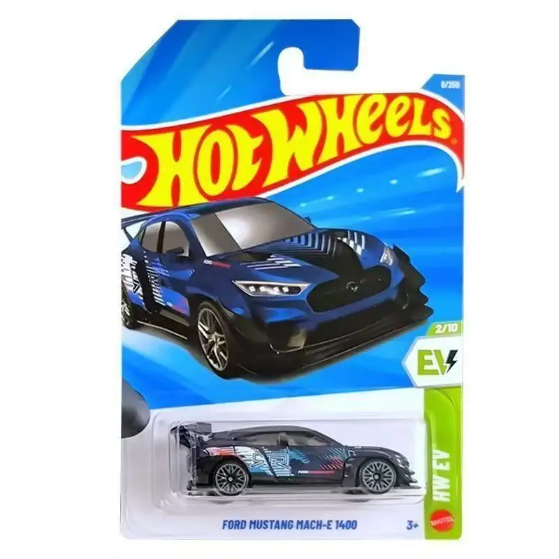 

Автомобили Hot Wheels 2026 A Ford Mustang Mach-E 1400, темно-синяя металлическая литая модель игрушечного транспортного средства