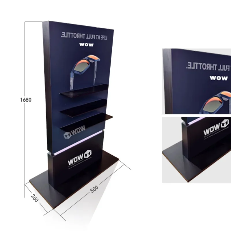 custom.Hot Sales Custom Plastic Sunglass Display Stand Customizable Display Rack
