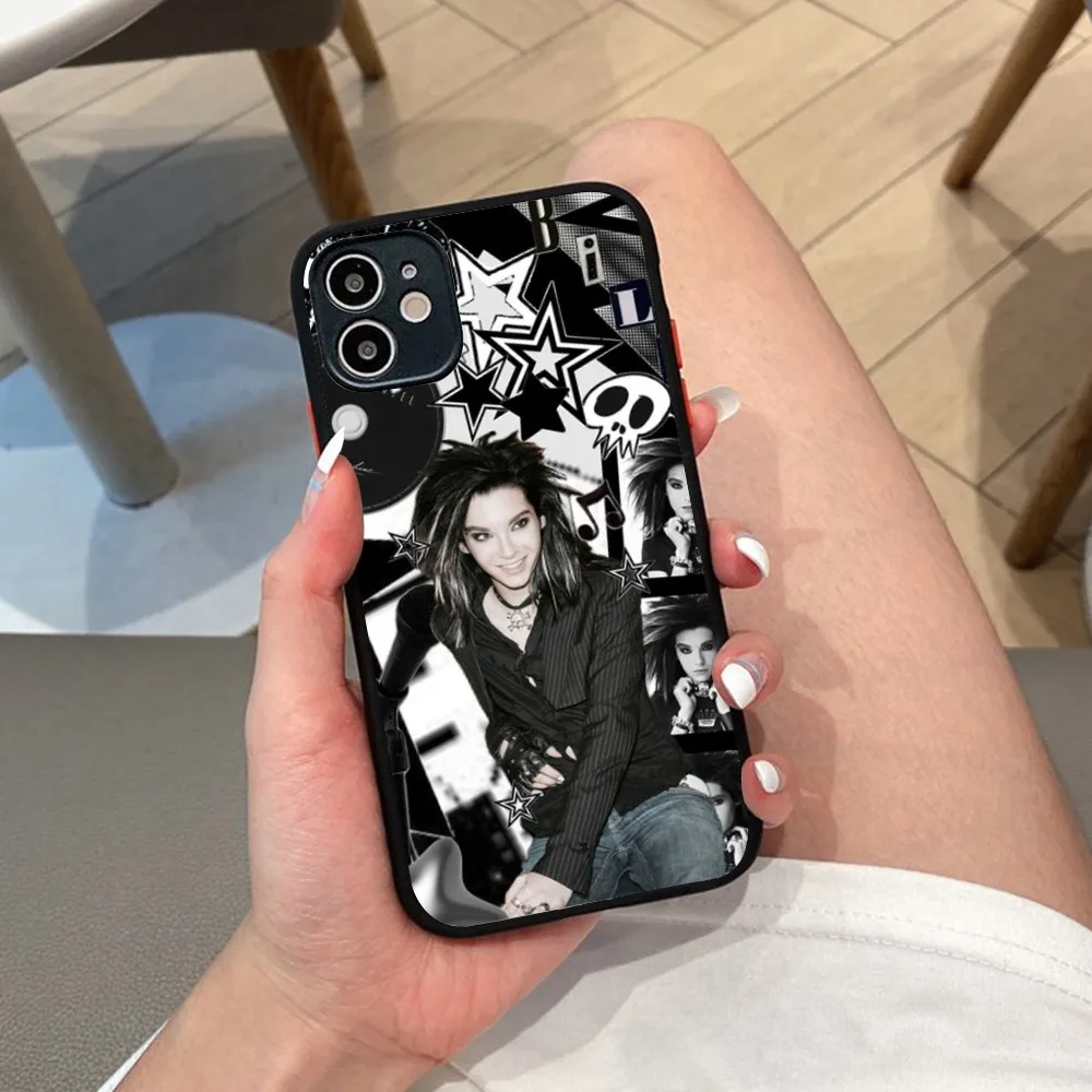 Singer Bill Tom Kaulitz Tokio Hotel Phone Case For iPhone 14 X XR XS 7 8 Plus 11 12 13 pro MAX 13mini Matte Shockproof Case