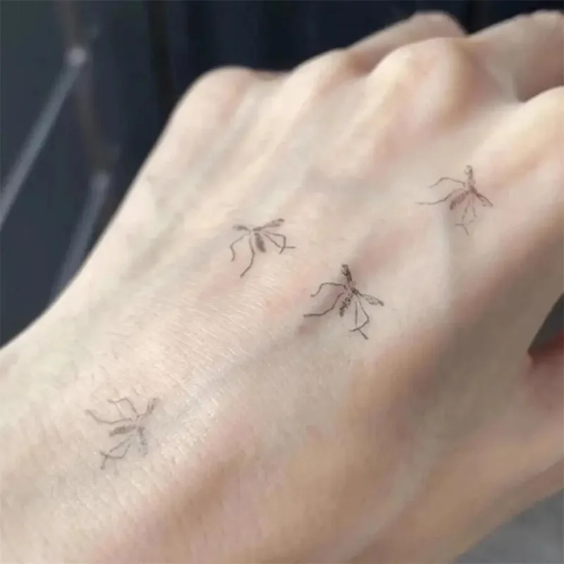 مضحك البعوض Stamps للأطفال المزحة البعوض الحبر الأسود Stamps DIY بها بنفسك سكرابوكينغ اللوحة ألبوم ديكور لون عشوائي ألعاب أطفال #4