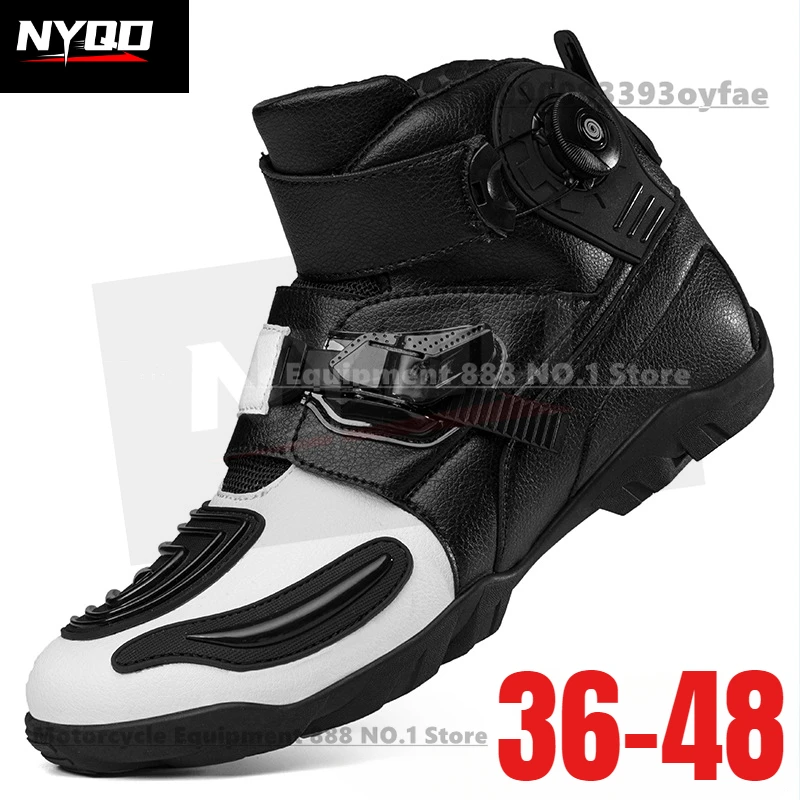 

Motorcycle Riding Shoes Men's Knight Off-road Motorcycle Boots Racing Short Boots Four-season Motorcycle Equipment