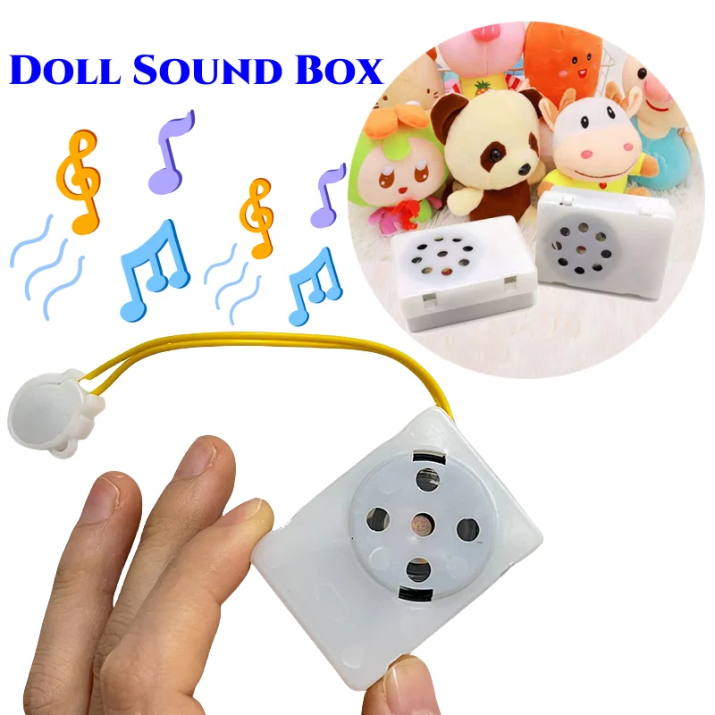 Stuffed Animal Voice Box Plush Doll Sound Box Recordable Sound Module Voice Message Recorder Plush Doll Sound Recorder Accessory