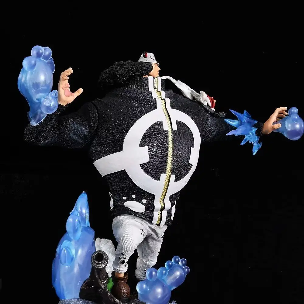 32CmอะนิเมะOne PieceรูปBartholemew Kumaตุ๊กตา2มือแสงรูปปั้นคอลเลกชันเครื่องประดับตกแต่งตุ๊กตาของขวัญของเล่น