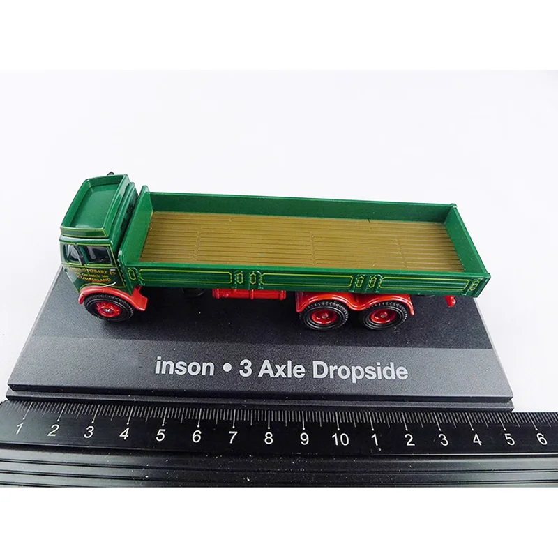 أكسفورد دييكاست 1:76 مقياس 3 محاور لاقط الحاويات شاحنة سبيكة سيارة نموذج الهدايا التذكارية جمع الكبار هدية عيد العرض