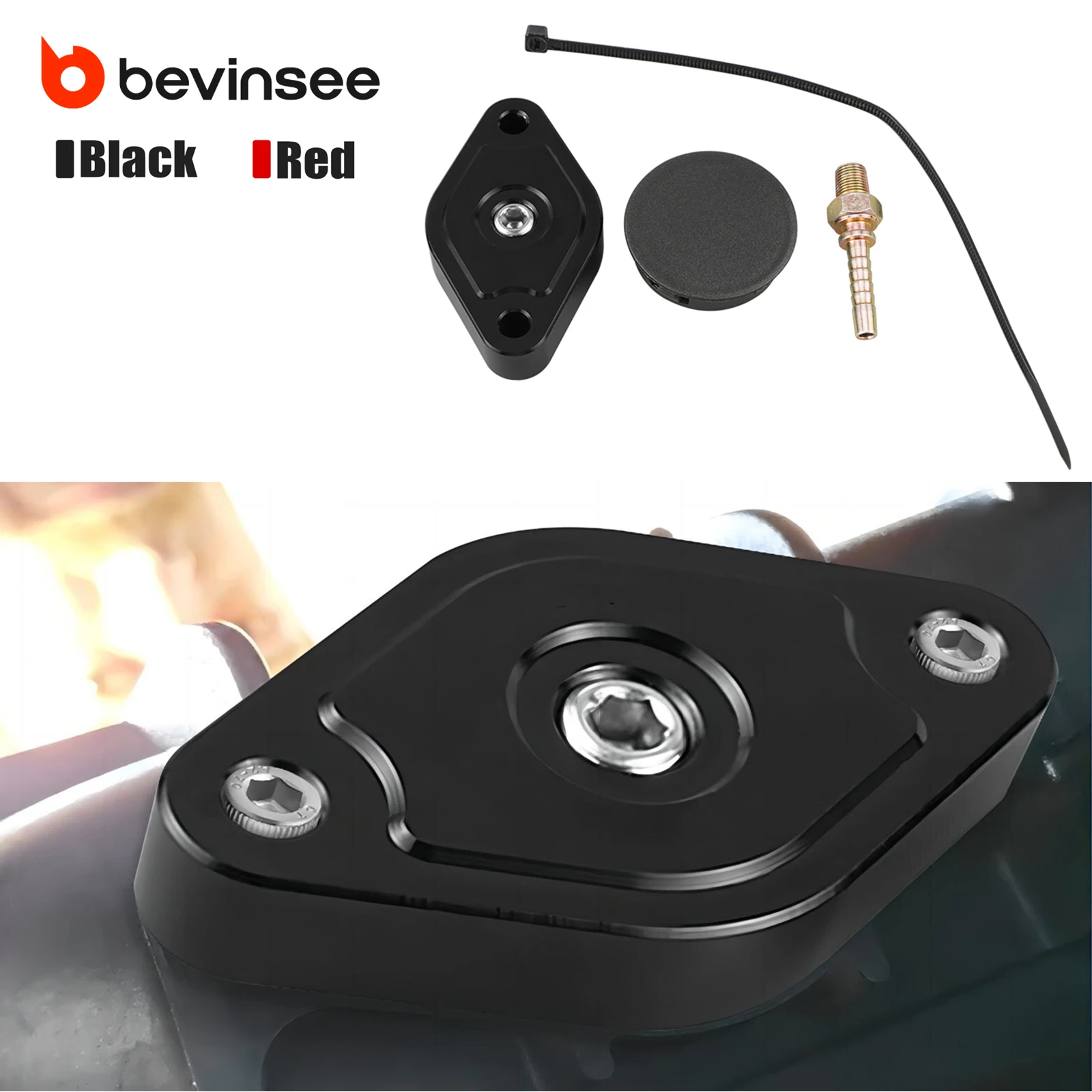 مجموعة أدوات رمز الصوت من الألومنيوم من BEVINSEE لسيارة Ford Focus Mk3 2.0 ST Turbo Ecoboost 2013-2018، ملحقات السيارة