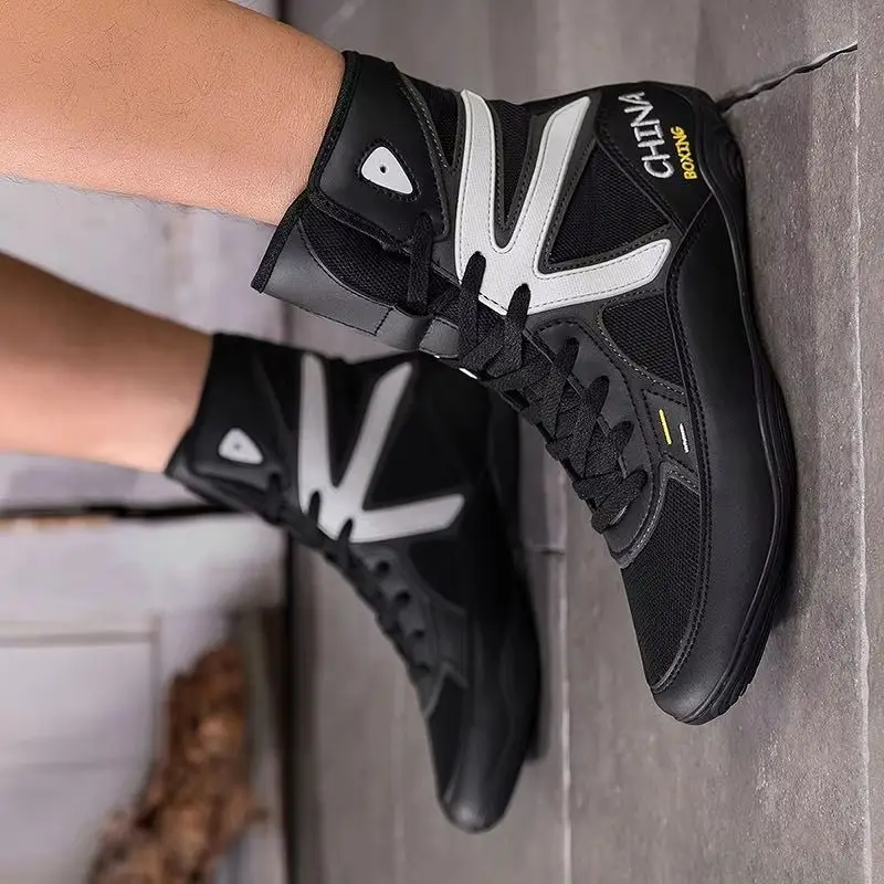 

Classic Brand Wrestling Sneakers for Man Hard-Wearing Mens Boxing Sport Shoes Anti Slip Gym Training Shoes Men