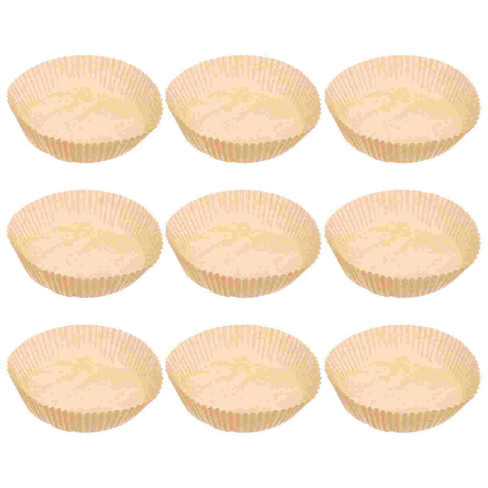 

50 Sheets Air Fryer Oil Paper Round Cake Pans Supplies Pads Barbecue Mat Practical