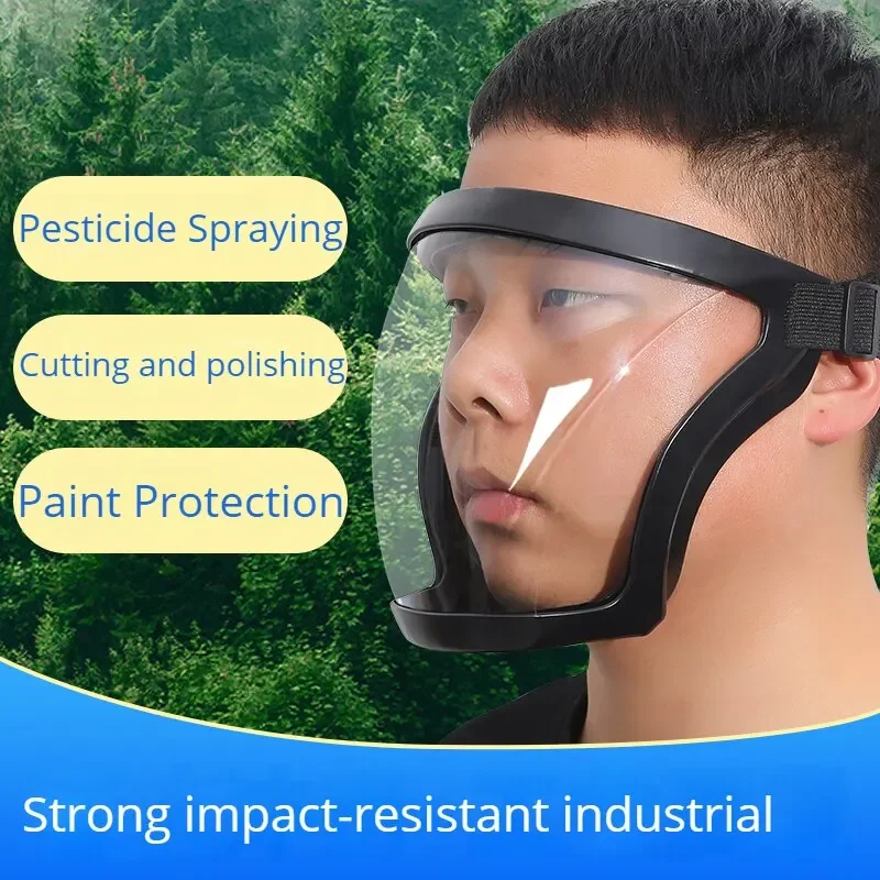 Full Face Safety Goggles PC Lens Anti Fog Dust Wind Splash Resistant Glasses for Industrial Grinding Cycling Work view 4