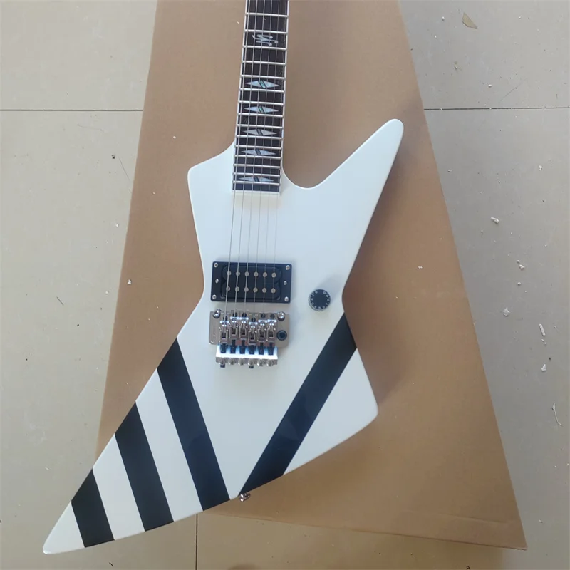 

6-струнная электрогитара, двусторонняя вибрато, инструмент настраиваемой формы, бесплатная доставка