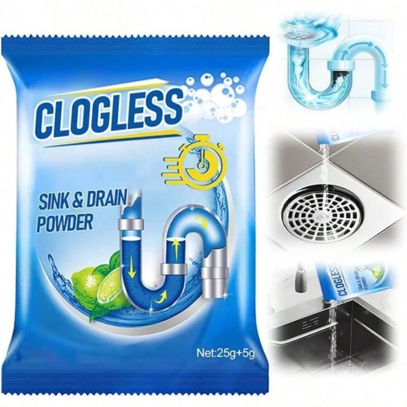 

New Powerful Sink Drain Cleaner - Pipe Unclogging Agent For Kitchen Cleaning Tool