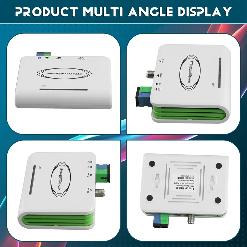 Sistem FULL-CATV ONU FTTH optik penerima WDM nodus optik aktif triplever SC/APC colokan EU