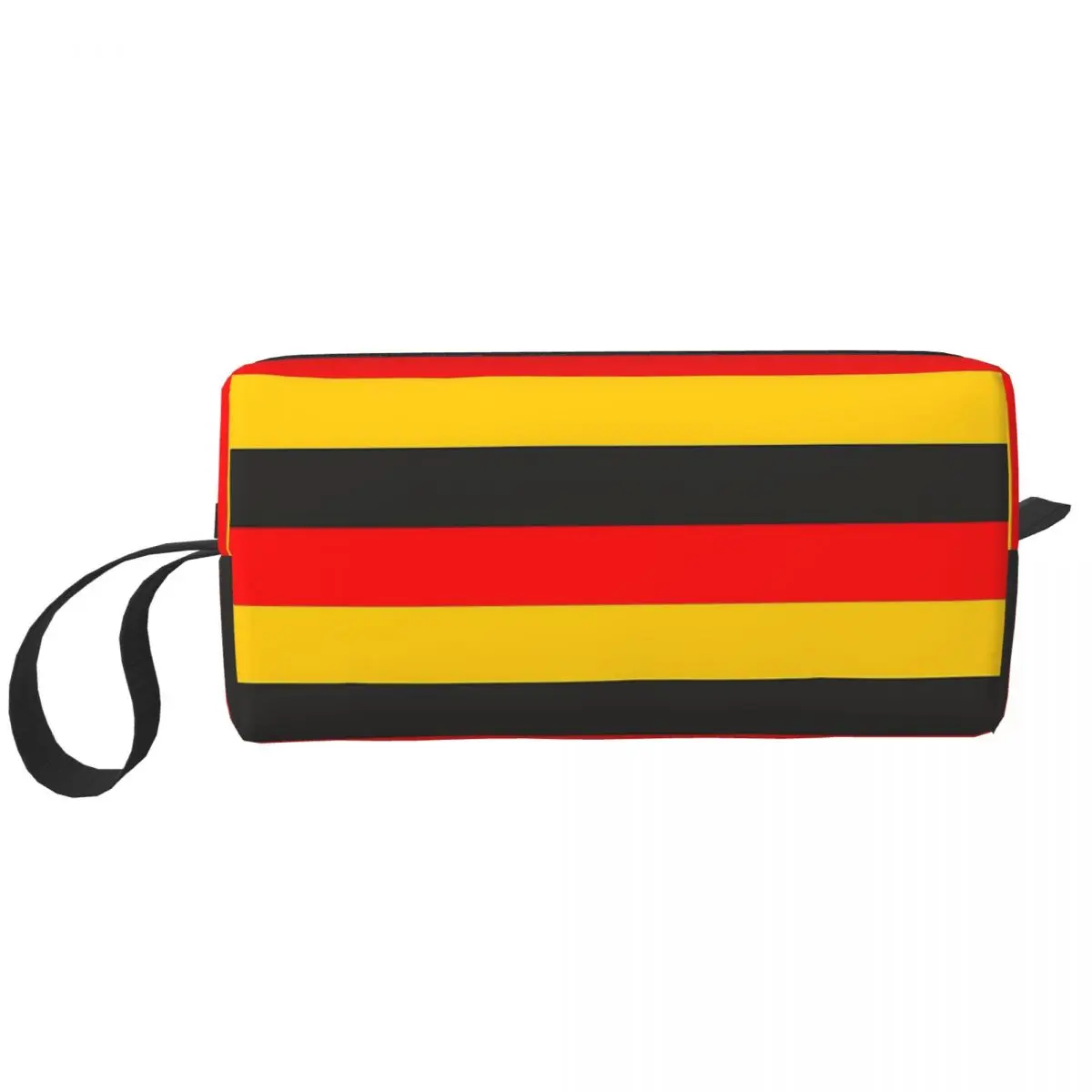 Bandeira da Alemanha Bolsa de maquiagem para mulheres, organizador de cosméticos, armazenamento, kit Dopp, higiene pessoal, beleza, viagem, estojo