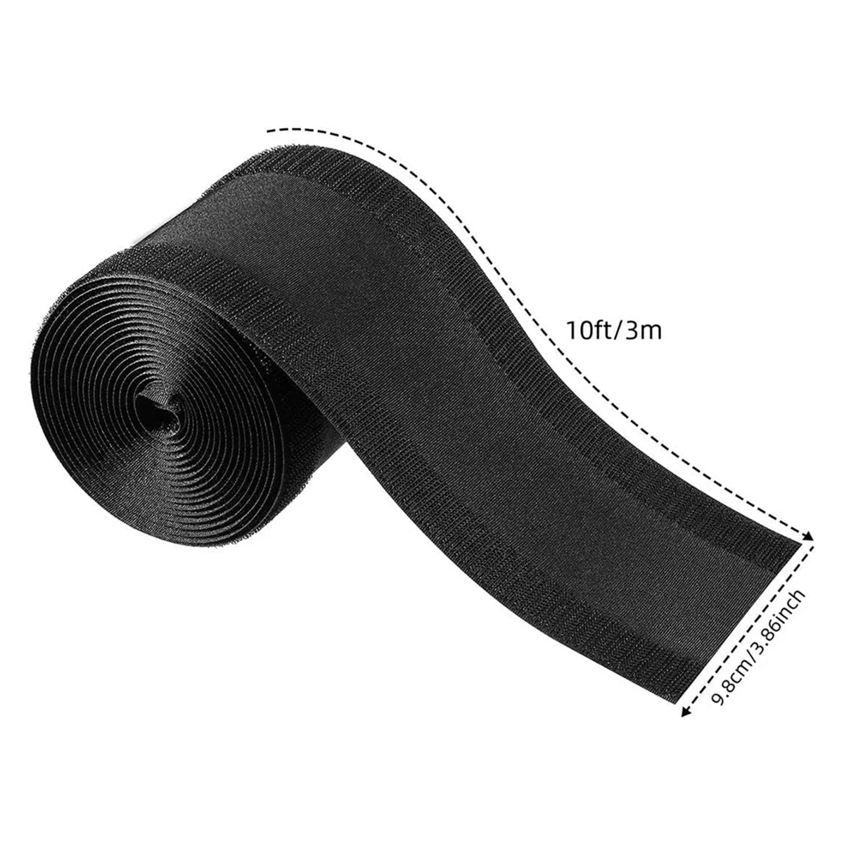 ABNJ Carpet Cord Cover Cable Grip Floor Cover Cable Protector Management Only for Commercial Office Carpet 2pack