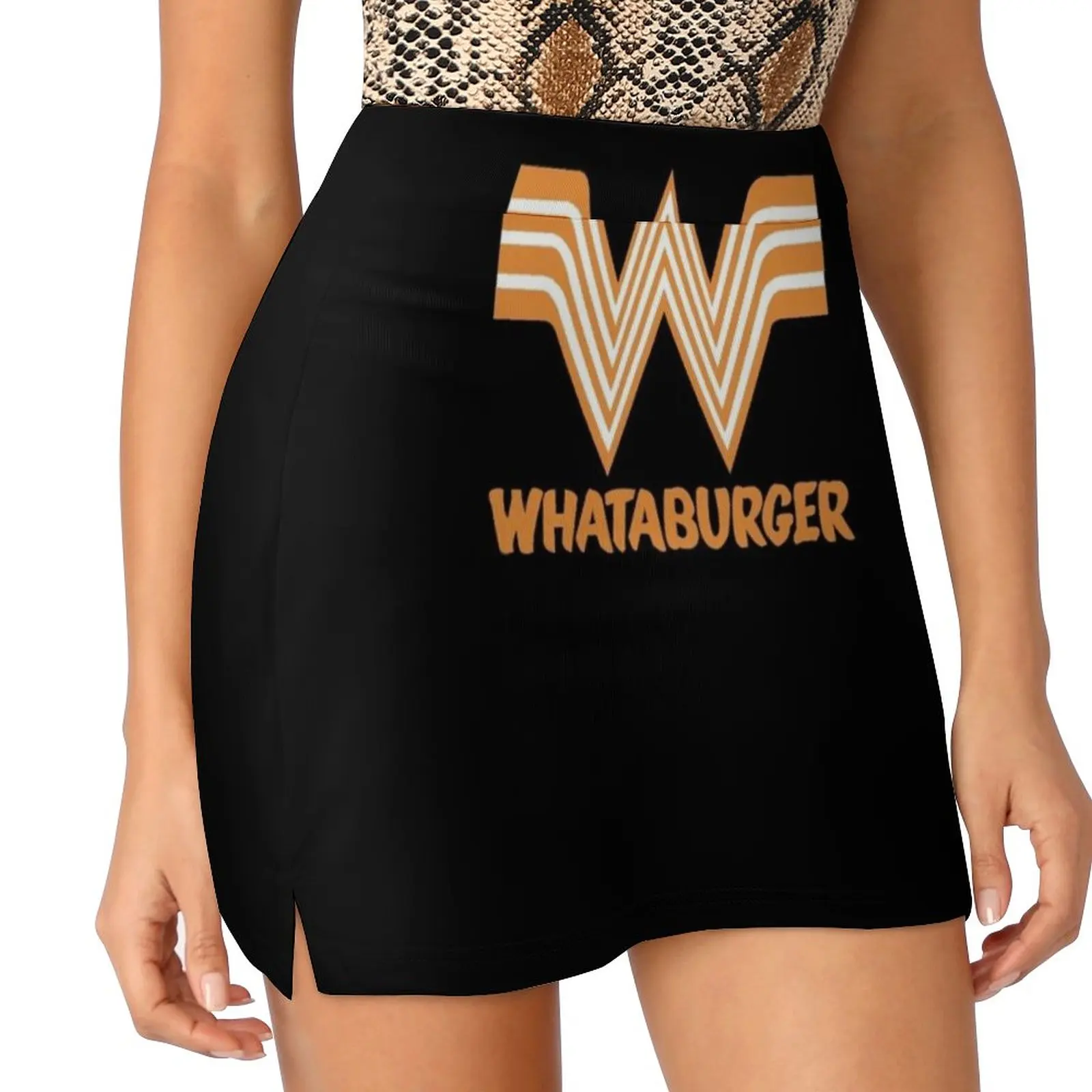 Best Whataburger-Logo Women's skirt Aesthetic skirts New Fashion Short Skirts Icon Food