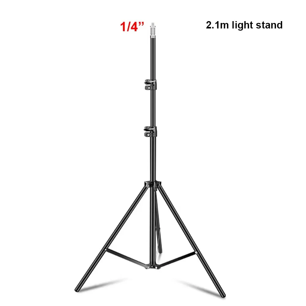 Walkingway Photography Light Stand Portable Tripod with 1/4 Screw for Softbox LED Ring Light Phone Camera Laser Level Projector