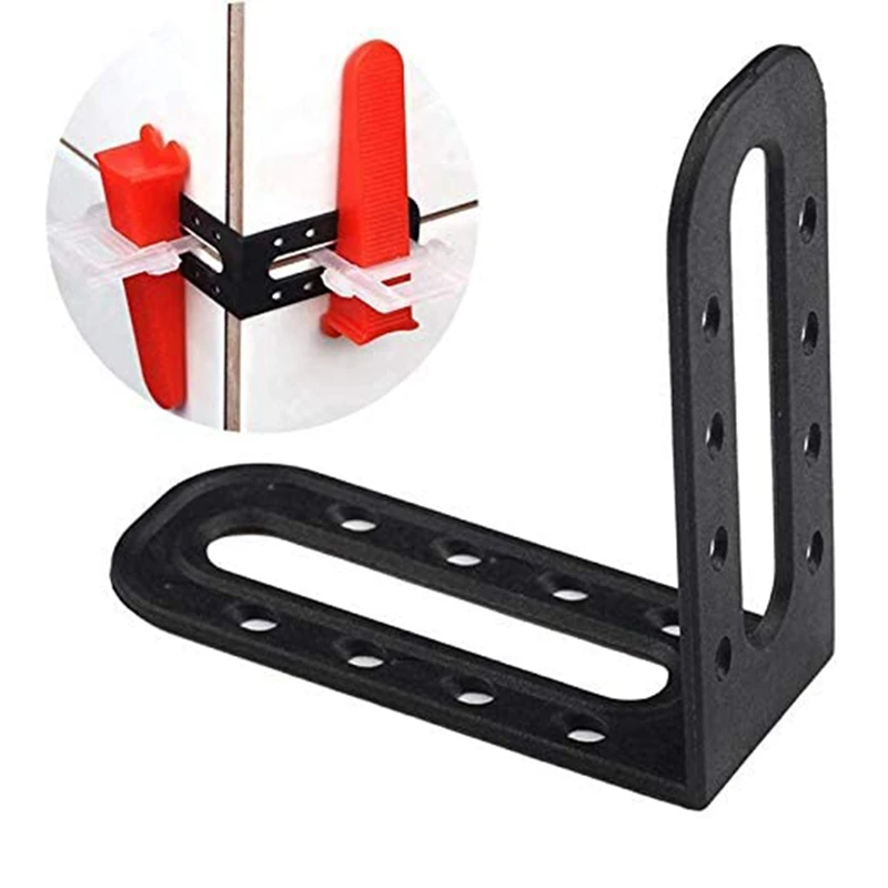 50Pcs Angle Leveling Tool Household Ceramic Tile Leveler Sticking Male Angle Fixed Position Adjustment Auxiliary Tool