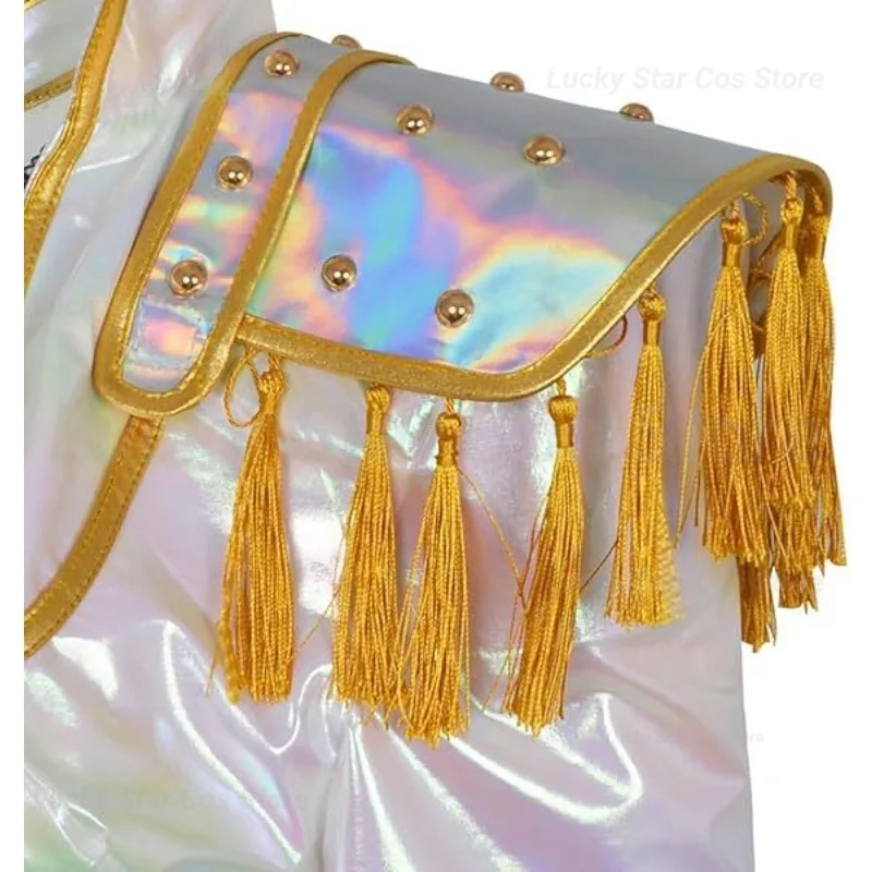 2025 K P شيطان هنتر الفتيات ملابس فانتازيا البوب المغني كرنفال الأطفال هالوين تأثيري رومي زوي ميرا أداء زي