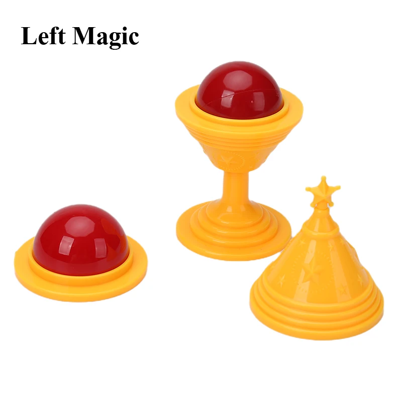 10cm Ball And Vase Set Magic Tricks Children Magic Toy Props Magician Mentalism Easy To Do Gift For Kids Illusion  Accessories