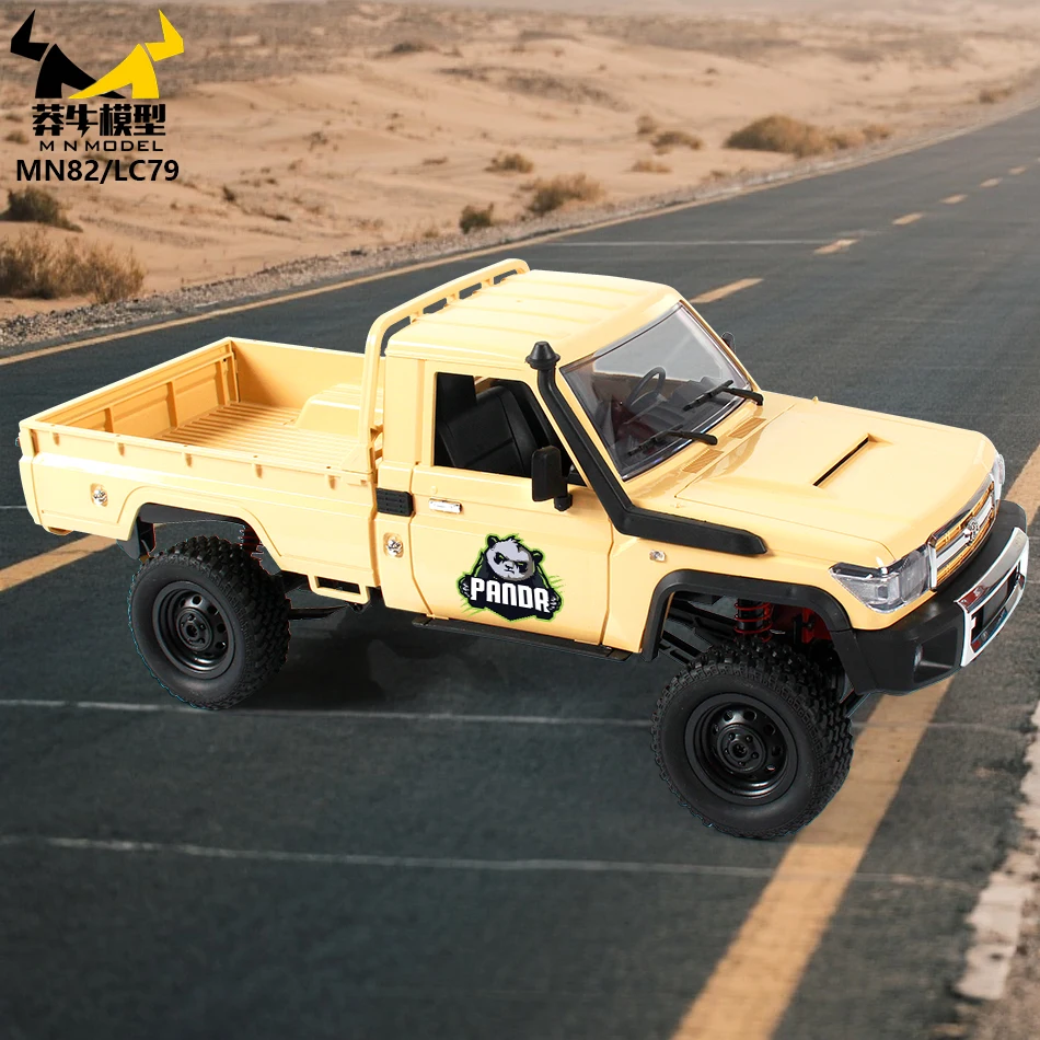 MN نموذج 4WD 1:12 RC LC79 سيارة الباندا على الطرق الوعرة تسلق مركبة كهربائية روك الزاحف شاحنة لعبة بيك اب للكبار هدية عيد