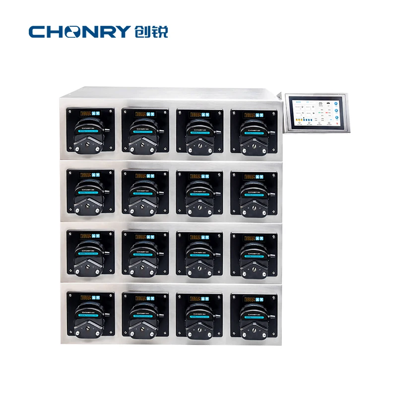 Dispensing Filling System Peristaltic Pump Max 2L/Min per Channel for Pharmeceutical Food Cosmetic Industries UTF01