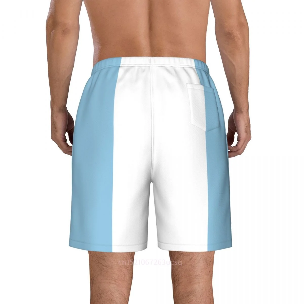 2023 Summer Polyester Guatemala Country Flag 3D Printed Men's Board Shorts Beach Pocket Running Summer Pants