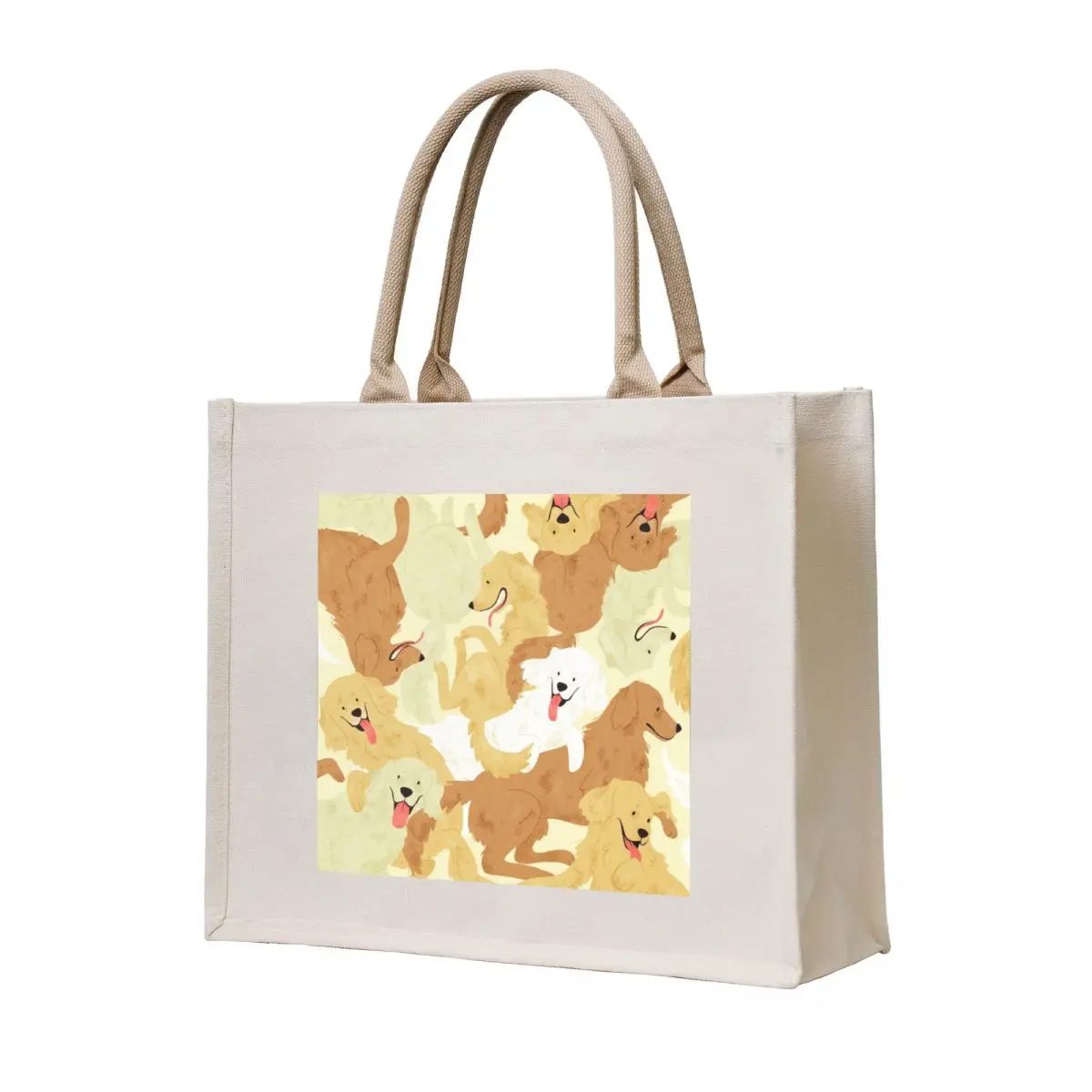 

Golden retriever Tote Bag canvas bags Canvas shoulder bag eco bag folding canvas shopping